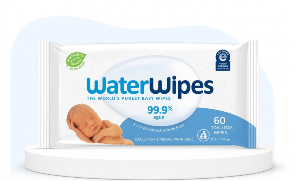 WaterWipes® Toallitas Húmedas para Bebé (60 unidades)